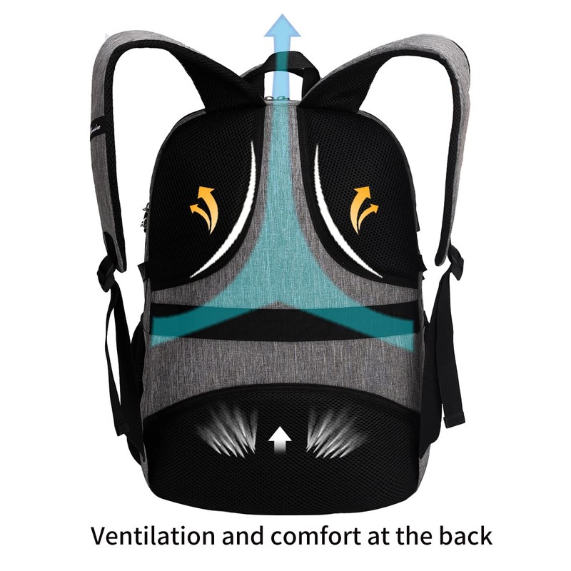 SHRRADOO Anti Theft Laptop Backpack Travel Backpacks with Combination Lock