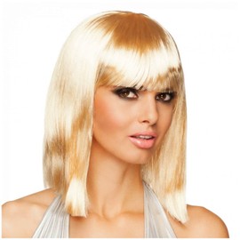 Boland 10103093 BOL85761 Women's Smooth Dance Wig with Fringe, Blonde, One Size