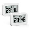 VOCOO Mini Indoor Hygrometer, Indoor Thermometer, Digital Thermometer, Hygrometer with