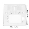 Sewing Machine Needle Plate Q235 Steel Throat Plate Replacement for