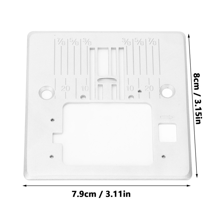 Sewing Machine Needle Plate Q235 Steel Throat Plate Replacement for