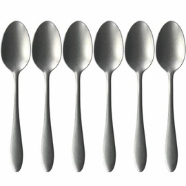 Nagao Tsubame Sanjo Teaspoon, Aged 5 + 1 Piece, 5.3 inches (13.5 cm), 18-0 Stainless Steel, Made in Japan