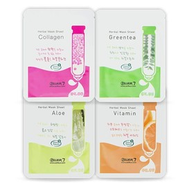 Meoncell Mask Sheet Pack Comprehensive 4 types / 메온셀 마스크 시트 팩 종합 4종X2set(8매) 수분 보습 영양 마스크 시트 팩 종합 4종X2set 수