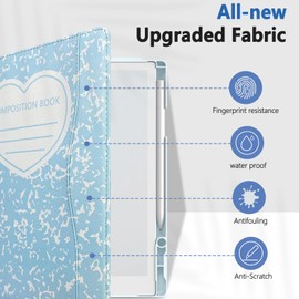 E NET-CASE Case for remarkable2 Tablet 10.3 inch (2020 Released) - Multi-Viewing Adjustable 360 Degree Rotating Stand Cover for Remarkable 2 Digital Paper with Pencil Holder (Blue)