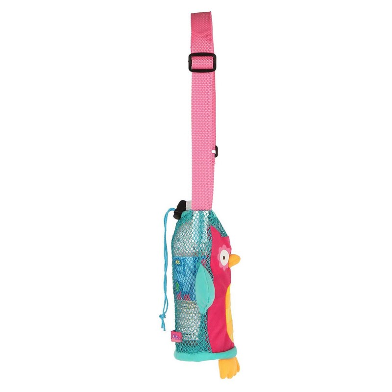 Stephen Joseph SJ670176A Children's Owl Bottle Holder, Polyester, Pink