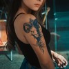 Oottati 2 Sheets Semi Permanent Waterproof Temporary Tattoos, 2 Weeks