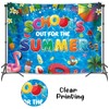 HEARKEN 7x5ft School's Out for The Summer Pool Party Backdrop