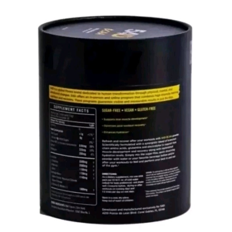 54D BCAA Blue Raspberry Dietary Supplement