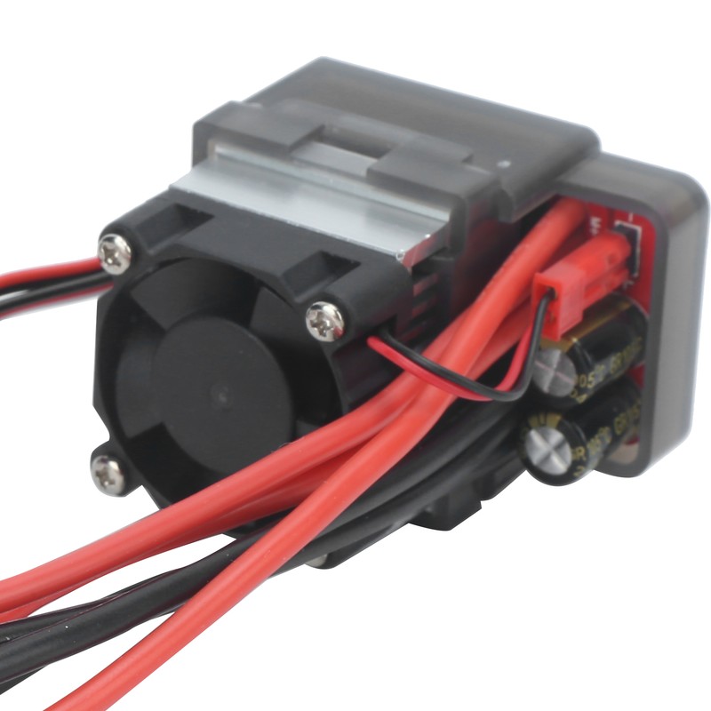 RC 360A Waterproof Brushed ESC with Heat Sink and Cooling