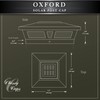 Classy Caps SLX772B 6x6 Black Aluminum Oxford Solar Post Cap