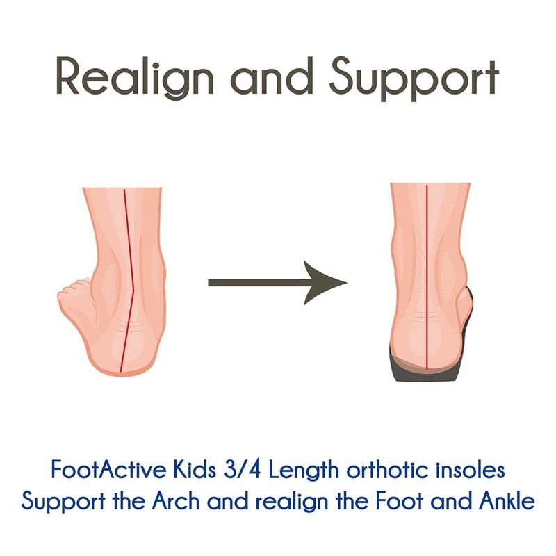 FootActive Kids 3/4 - 3/4-Length Children's Insole SK - 11/13