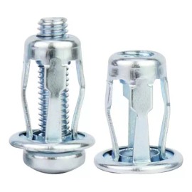 generic Tornillo De 40 Piezas Con Tuerca De Chapa De Hierro, 4x20 Mm