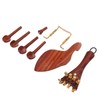 Violin Repair Parts Accessories High End Jujube Wood Tailpiece Chin
