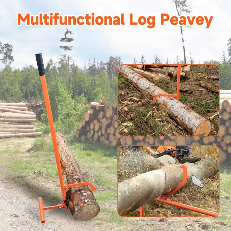 50.9" for Log Lifter, Adjustable Log Roller,Log Roller Tool,Heavy Duty
