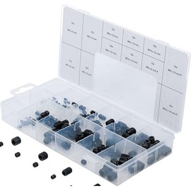 160-piece Grub Screw Assortment