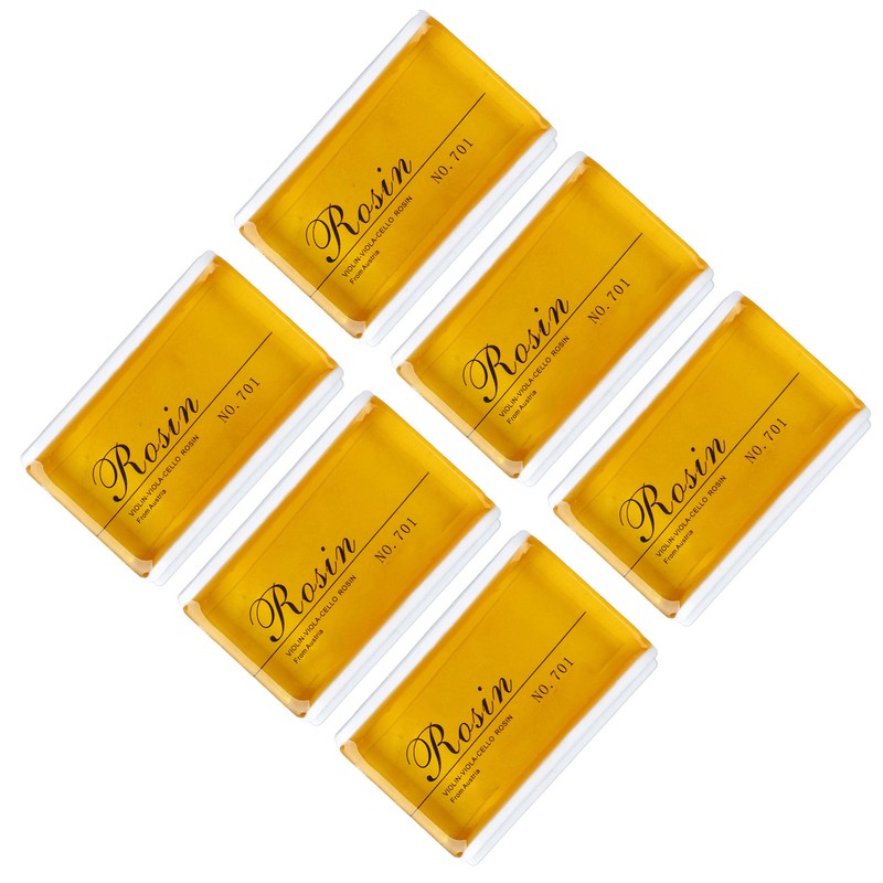 6Pcs Violin Rosin Bow String Rosin Instrument Accessory Low Dust