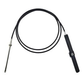 SSC13415 Mechanical Steering Cable 15FT, Back Mount Rack Single Cable New, Replacement for Seastar SH5210P, SH5230P, SB39526P, SB39544P (NFB), Fits SS14115 SS15115