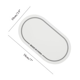 votuyet 2Pcs white Drum Pedal Pads,which can be used to provide a comfortable and stable surface for drumming