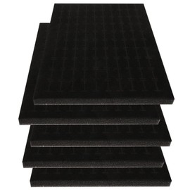 Warmhm Pack of 5 Foam Earring Storage Box Ring Holder Jewellery Box Inserts Jewellery Accessories Ring Organiser for Jewellery Displays and Cases Retail Travel