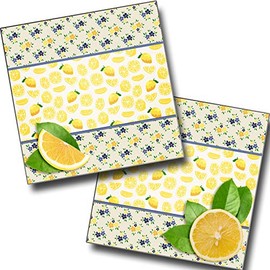 Lemon Fresh NPM- Premade Scrapbook Pages - EZ Layout 3391