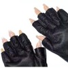 UV Gloves for Nail Gel UPF50+ UV Protection Fingerless Gloves