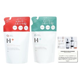 DRH+ Scalp Shampoo 13.5 fl oz (400 ml) & Treatment 13.2 oz (390 g) (Hematin Aging Care, Damage Repair) (Refill Set (Guaranteed Card))