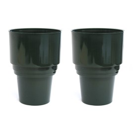 JSP Manufacturing Golf Cart Cup Holder Fits EZGO Club Car, Yamaha Replacement Holder for 16.4 oz Portable Propane Cylinder or Drink Holder (Green, 2)