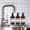 Abriclo 480ml Refillable Shampoo and Conditioner Bottles, Shampoo and Conditioner