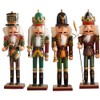 Christmas Wooden Nutcracker Figures 12 inch Nutcracker Ornament Christmas Decorations