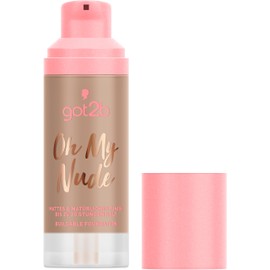 got2b Buildable Foundation Oh My Nude 090 Brown Sugar, Long-Lasting Makeup for a Semi-Matte Finish, with Moisturising Aquarik Complex, 30 ml