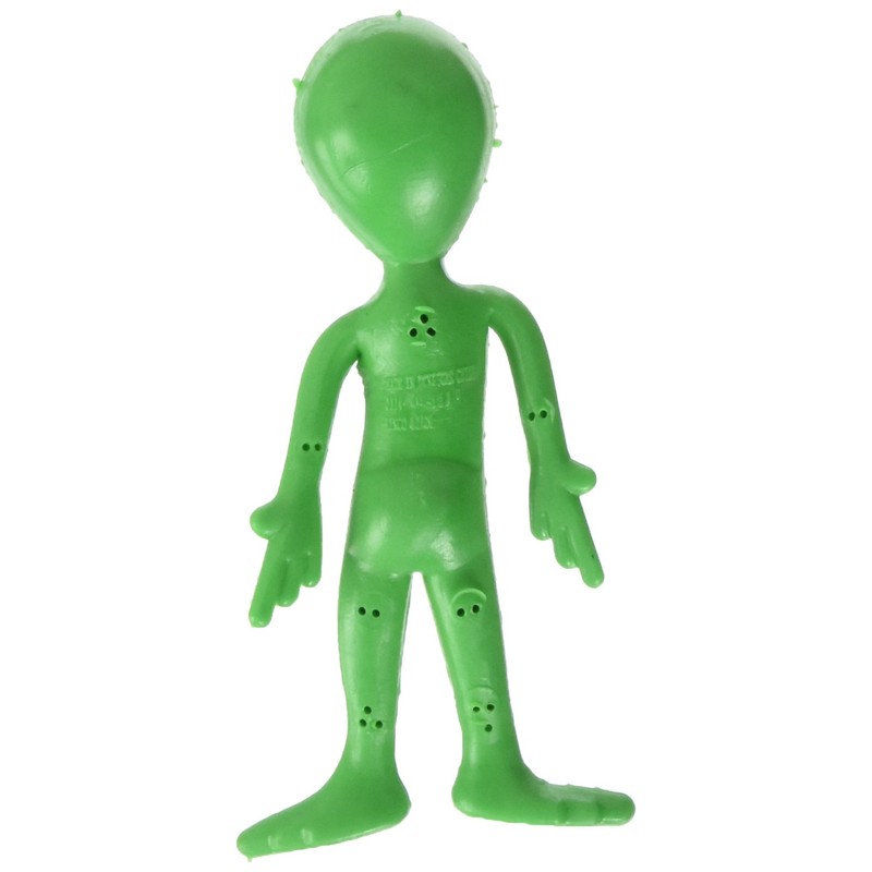 Rhode Island Novelty 097138619785, Bendable Alien Toys (1 Dozen), Multicolor,