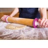 Bakelicious Adjustable Rolling Pin, Wood and Nylon, 12-Inch Barrel