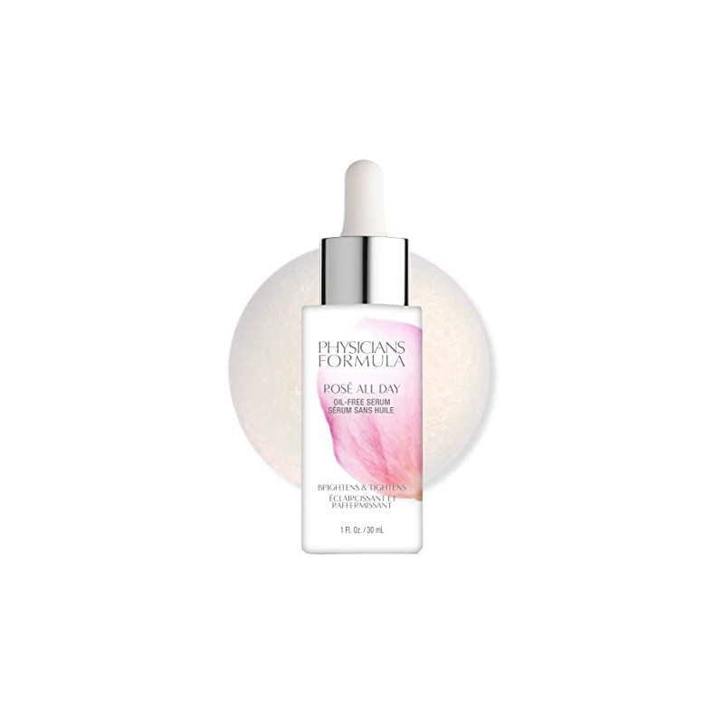 Physicians Formula Rose All Day Oil-Free Serum, 1 Fluid Ounce