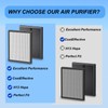 Prestivair HAP602 Air Purifier Replacement Filter Compatible with ECOSELF HAP602/HAP602WF