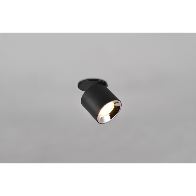 Trio Leuchten Guayana 651000132 Recessed and Surface-Mounted Light Metal Black