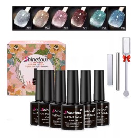 Shinetour Brillo Reflectante 9d Esmalte Ojo Gato Gel Ojo Gato Diamante