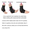 Adjustable Compression Ankle Brace for Sprained Ankle, Strong Support, Breathable