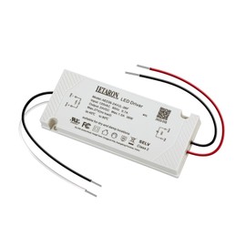 LEDXLIRBH 36W 24V LED Driver, AC 120V to DC 24V Transformer, 1.5A Power Supply, Used for LED Strip Lights, Ultra-Thin Constant Voltage, Cabinet Lights and Constant Voltage LED Projects, UL Certified