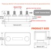 Gloaso Bus Bar Copper 12V-48V DC 600A High Current Busbar