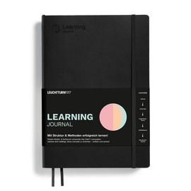 LEUCHTTURM1917 367496 Learning Journal Composition (B5), Flexcover, Black, German