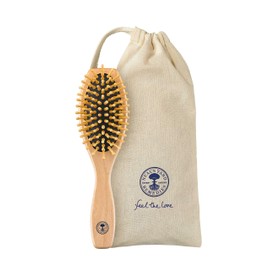 NEAL'S YARD REMEDIES Hair Brush, Large, Cotton Drawstring Included, 1 Piece