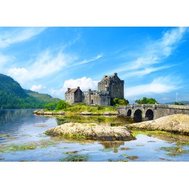 500 Piece Jigsaw Puzzle for Adults -Eilean Donan Castle Jigsaw Puzzles 500 Pieces Puzzles for Adults-Finished Size 19.3" x 13.7"
