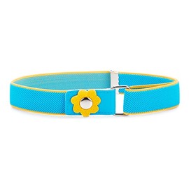 Ladeheid P15K Girls' Elastic Belt 1-6 Years 34-65 cm, blue/yellow