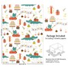 Birthday Wrapping Paper For Kids Girls Boys, Giraffe Frog Crocodile