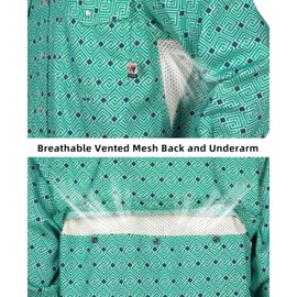 VATRENUS FR Shirts for Summer Pearl Snaps Breathable Vented Mesh Back and Underarm Lightweight Flame Resistant Welding Shirt