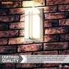 Sunlite 46091 Decorative Square Wall Sconce Light Fixture, A19 Bulb,