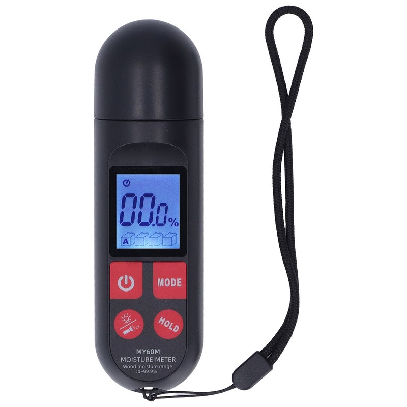 MY60M Moisture Meter LCD Screen Display Moisture Detector for Wood