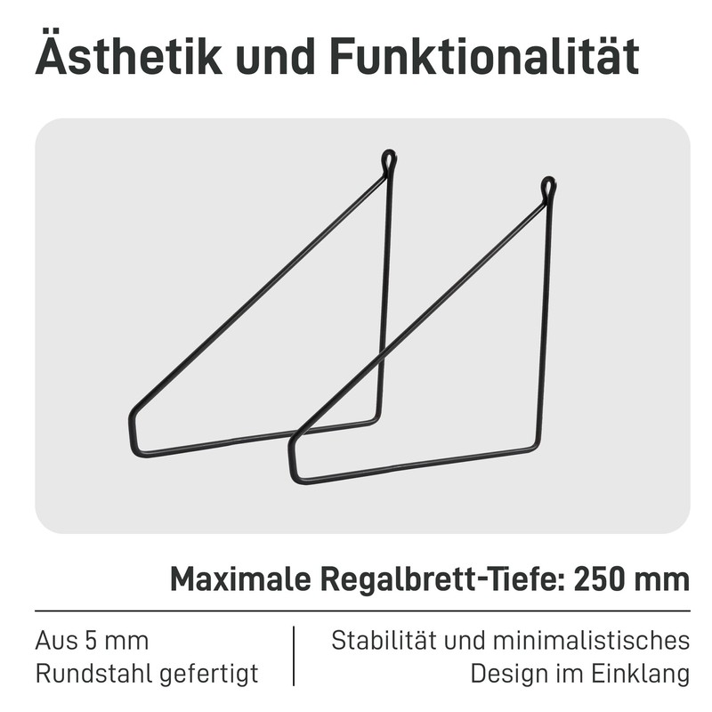 2x Natural Goods Berlin | Pankow Shelf Brackets | Design