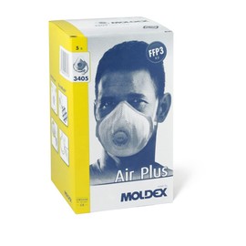 Moldex 3405 Series 3000 FFP3-D Reusable Mask with Ventex Valve, multicolour, 3405