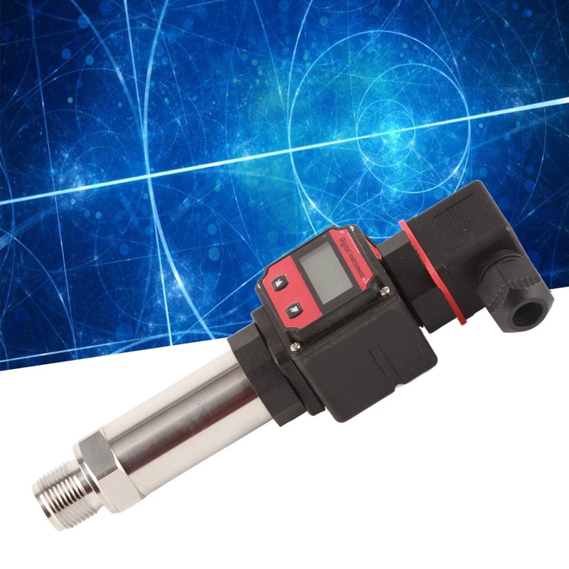 Pressure Sensor Aluminum Alloy Air Water Sender Digital Display LCD